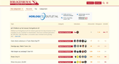 Desktop Screenshot of horlogeforum.nl