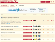Tablet Screenshot of horlogeforum.nl
